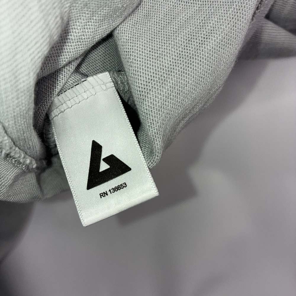 American Giant Shirt Mens Size Medium Long Sleeve Grey Basic Minimal Classic - Picture 3 of 7